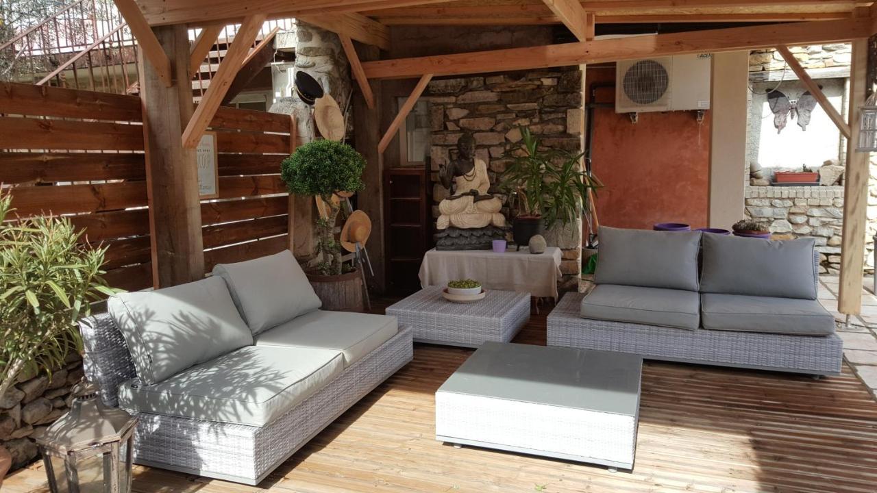 L'Olivier Chez Mame Marthe Villa Vallon-Pont-dʼArc Eksteriør billede